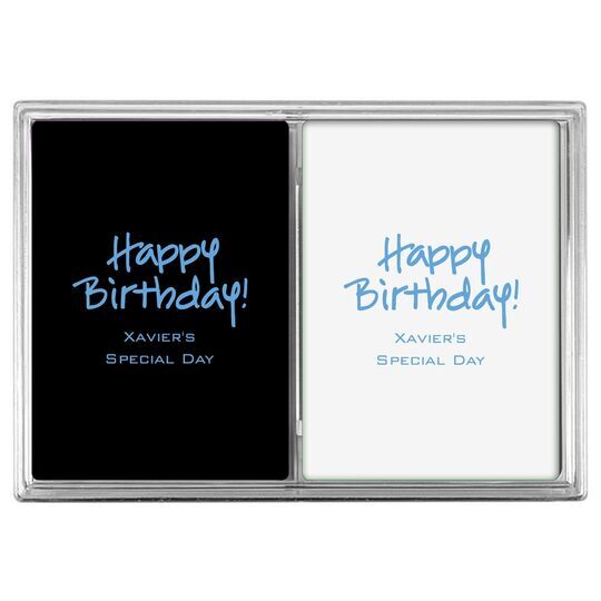 Studio Happy Birthday Double Deck Playing Cards